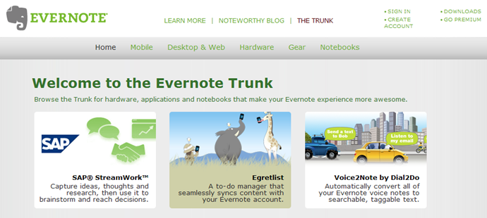 Evernote Trunk Evernote