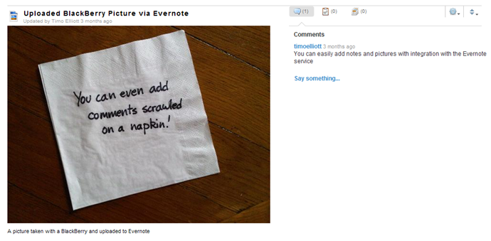 SAP + Evernote