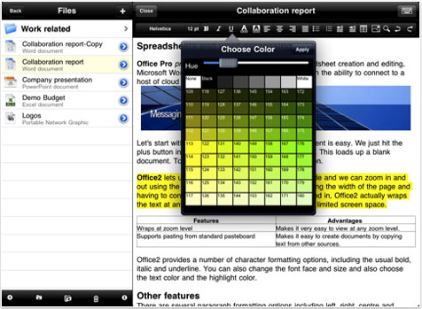 Editing Word and Excel files with your iPad