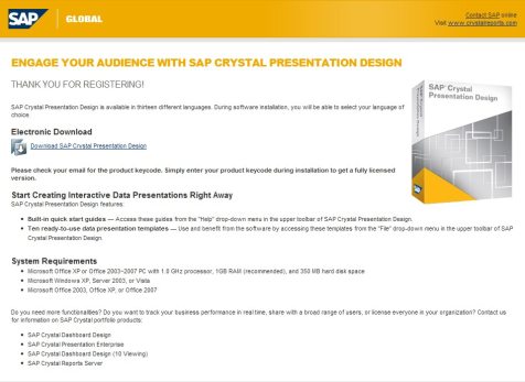 SAP Crystal Presentation SAP Crystal Presentation