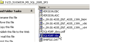 sap_r3_erp_upgrade_13 Installation of Microsoft Server SQL 2005 with the SQL4SAP.vbs script