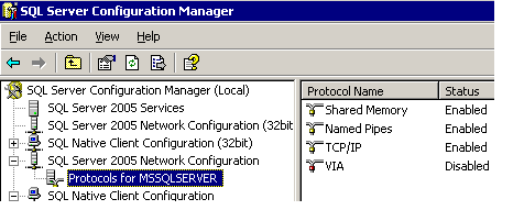 sap_r3_erp_upgrade_17 Checking the SQL services and protocols for the SQL Server