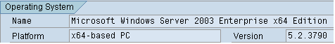 sap_r3_erp_upgrade_3 Operating system: transferring from a 32-bit to a 64-bit Microsoft Server 2003