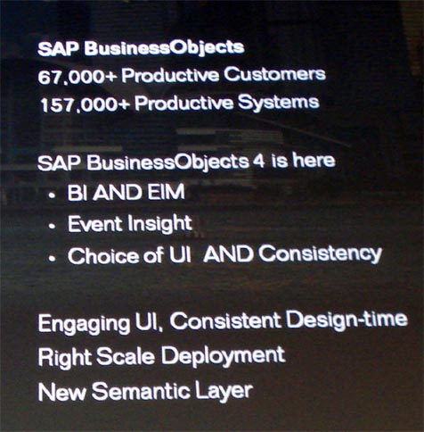 New Names and Functions: BusinessObjects BI 4.0 Enterprise (photo: Frank Völkel)