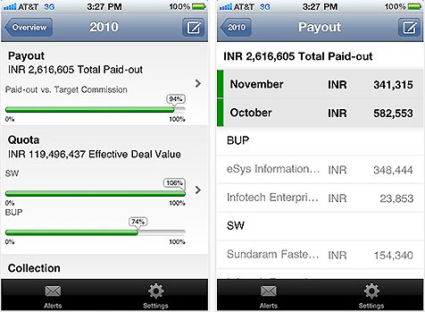 Commissions_Check_1 Screenshot: SAP Commissions Check on iPhone