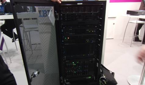 IBM SAP HANA Server on display at DSAG