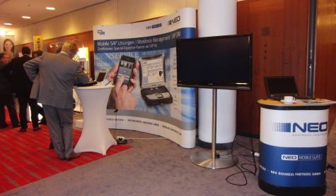 Booth at the Mobile Business Conference Booth at the Mobile Business Conference