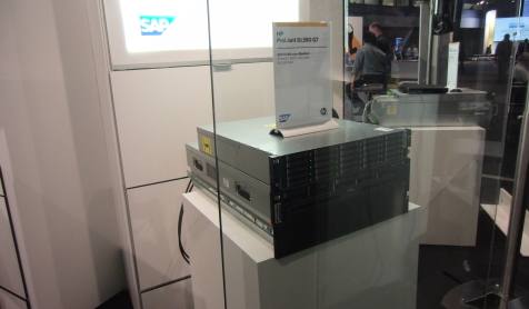 SAP HANA Server Box SAP HANA Server on Display