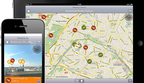 SAP Mobile Analytics App with Augmented Reality Google Maps and SAP Mobile Analytics on iPhone and iPad